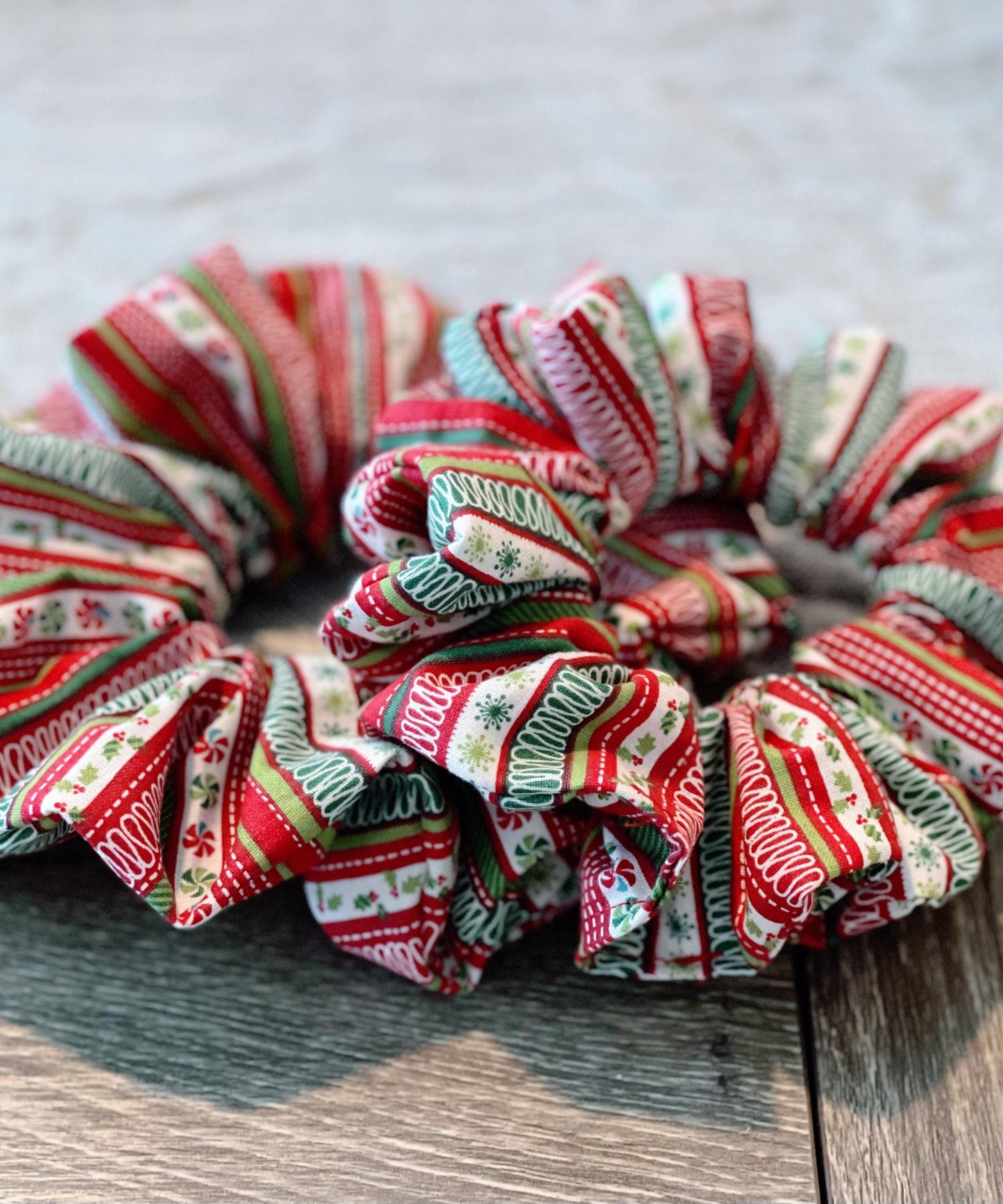 Christmas Scrunchie: Handmade Holiday Hair Accessory