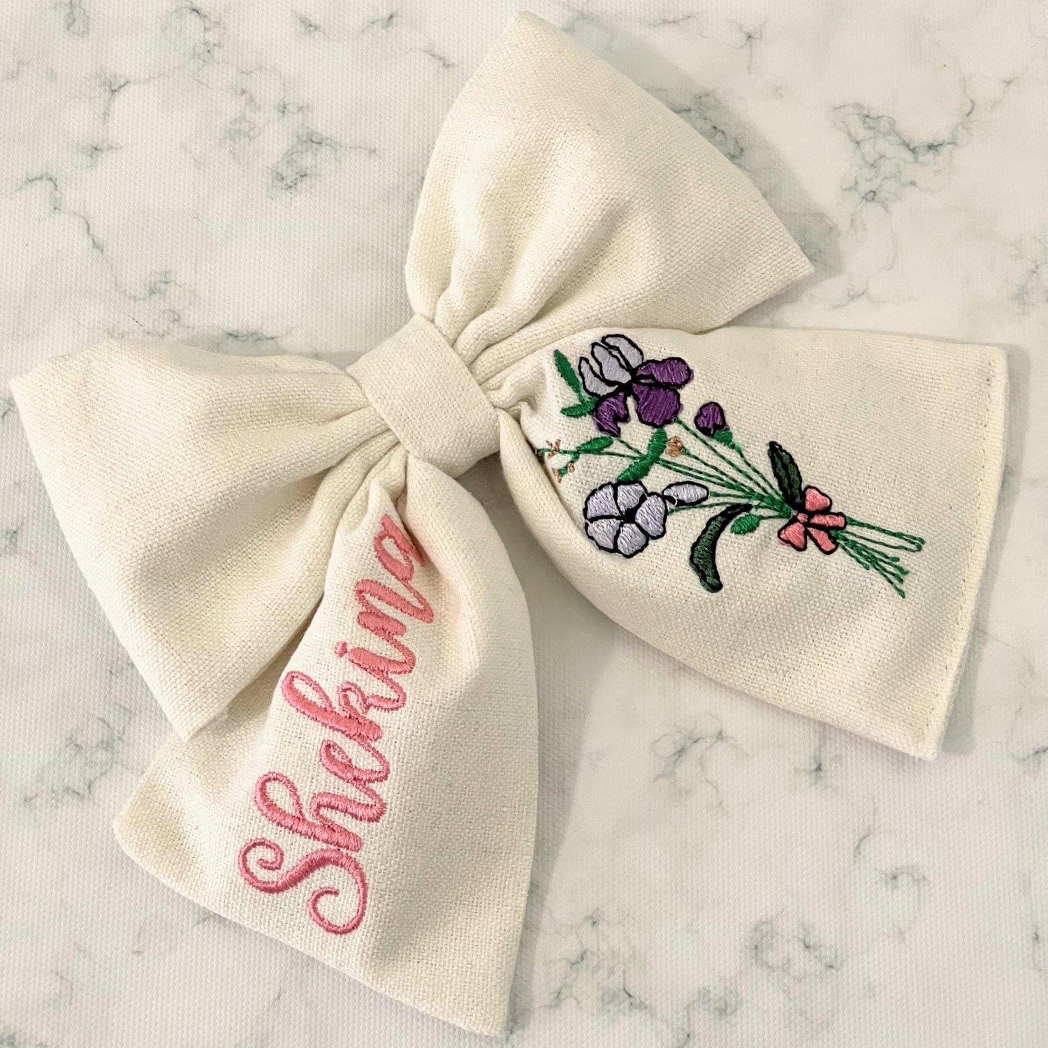 Embroidered Bows