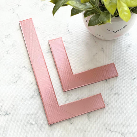 Bookbinding Ruler Set: L Shapes PLA Starter Tool Kit