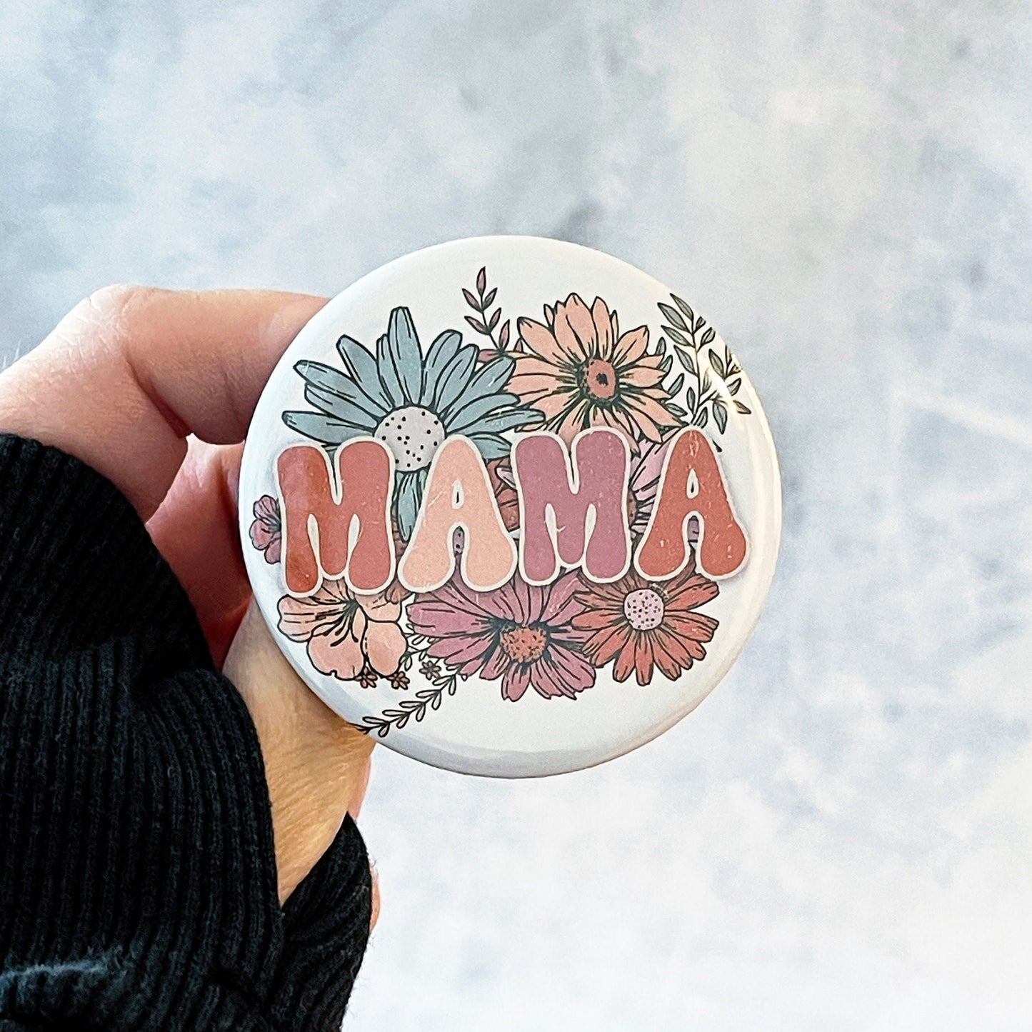 Mama Button Badge, mama round Button, pinback Buttons, gift for mom