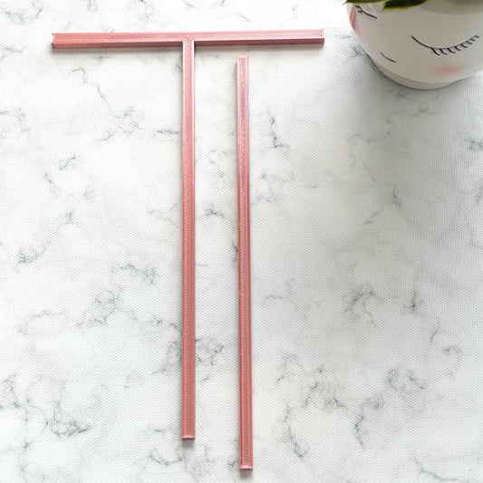 Bookbinding Ruler Set: T Shapes PLA Starter Tool Kit